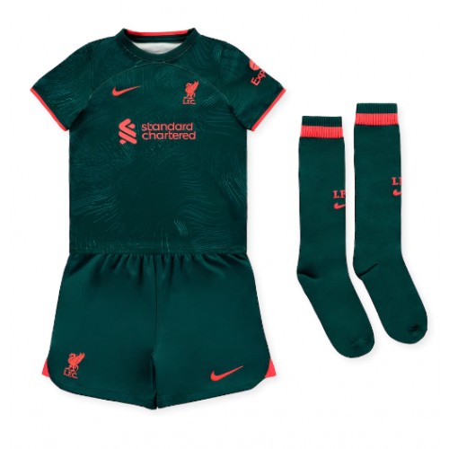 Liverpool Diogo Jota #20 Tredjedraktsett Barn 2022-23 Kortermet (+ Korte bukser) Liverpool Diogo Jota #20 Tredjedraktsett Barn 2022-23 Kortermet (+ Korte bukser)